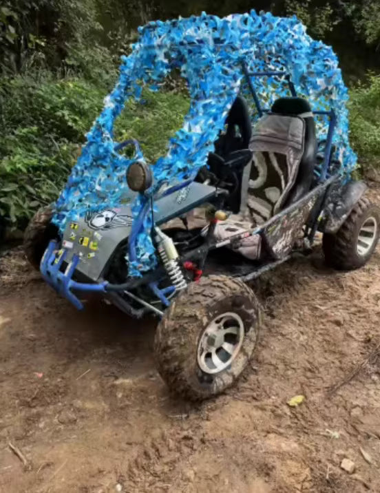 Blue tube off-road vehicle all-terrain ATV