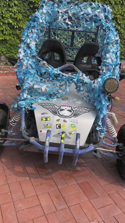 Blue tube off-road vehicle all-terrain ATV